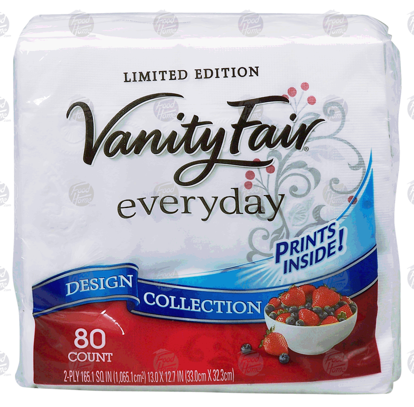 Vanity Fair everyday design collection, 2-ply napkins Full-Size Picture